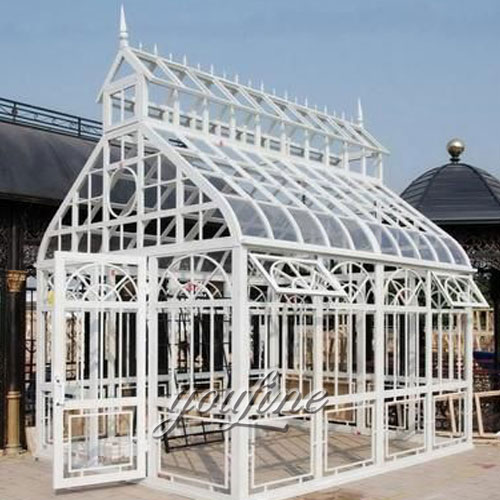 Large outdoor steel wrought iron backyard white gazebo for sale