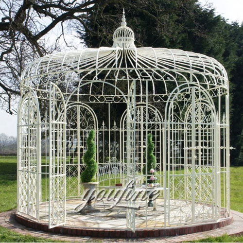 Outdoor large metal gazebo for garden decor with best price