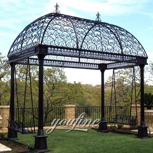 Outdoor large steel hardtop 12×12 gazebo with best price