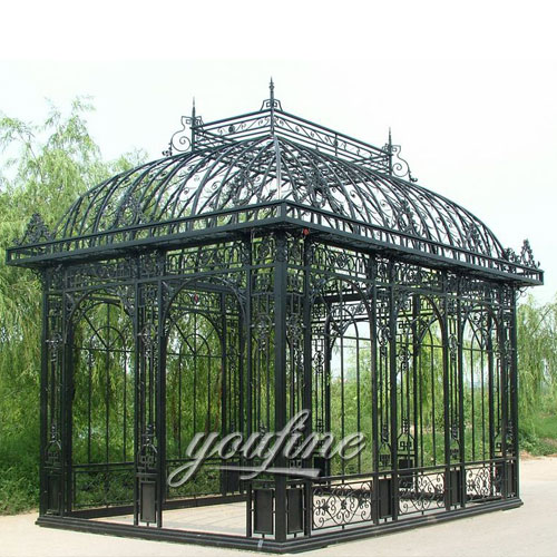 Outdoor large metal garden hardtop gazebo with best price