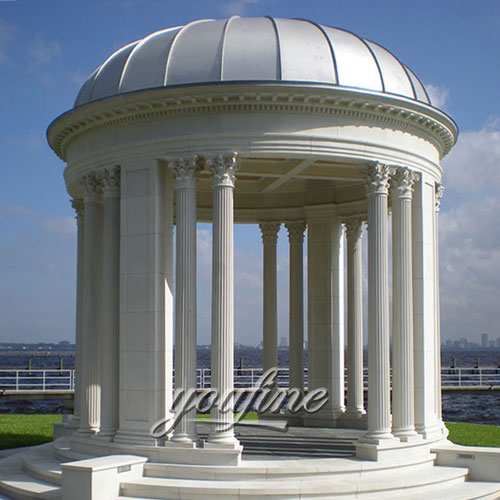 Garden decorative luxury withe marble gazebo for wholesaling